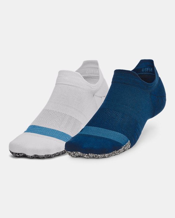 Women's UA Breathe 2-Pack No Show Tab Socks in Blue image number 0